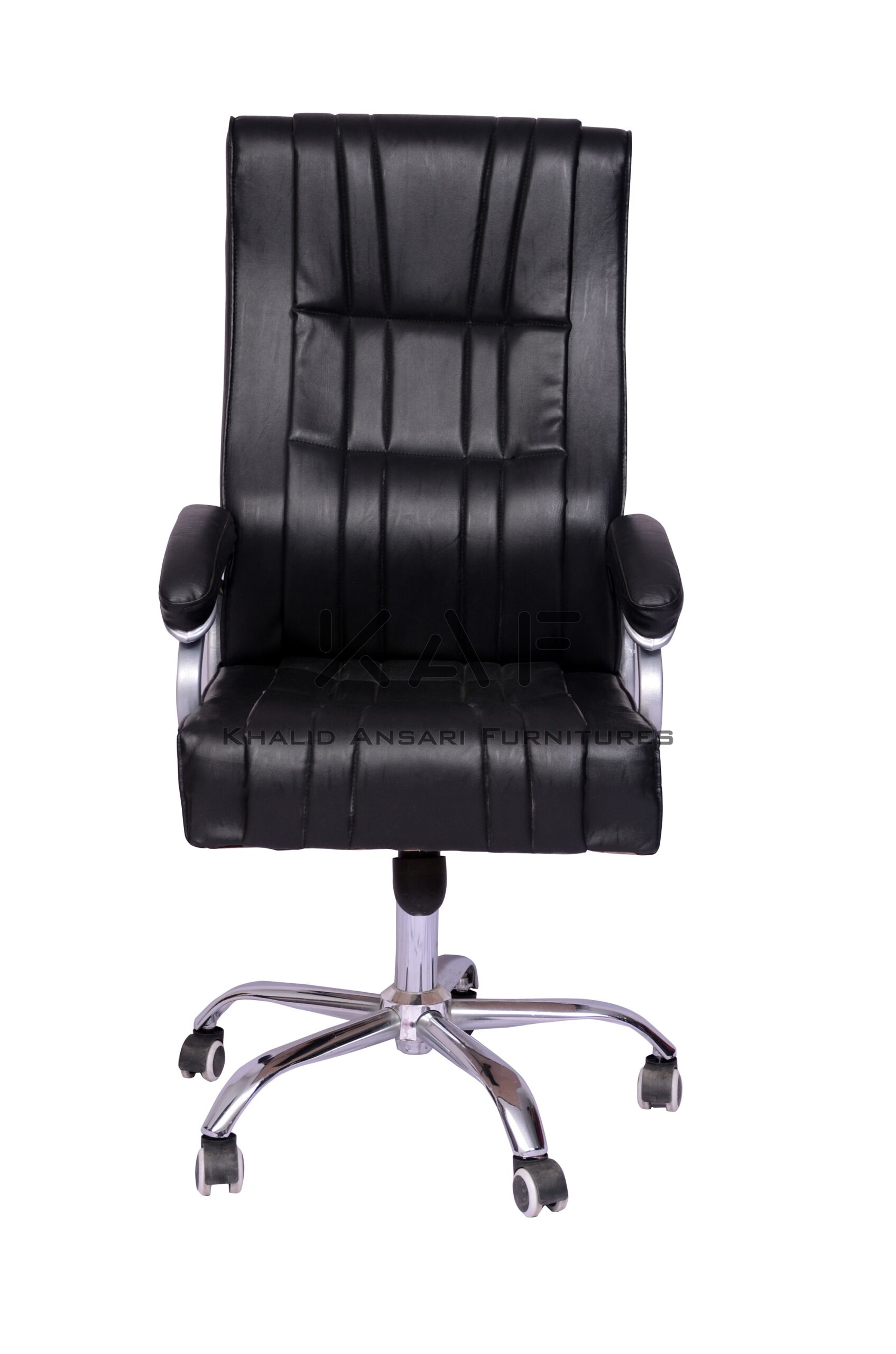 Ergonomic Boss Office Chair – Black – Khalid Ansari Furnitures